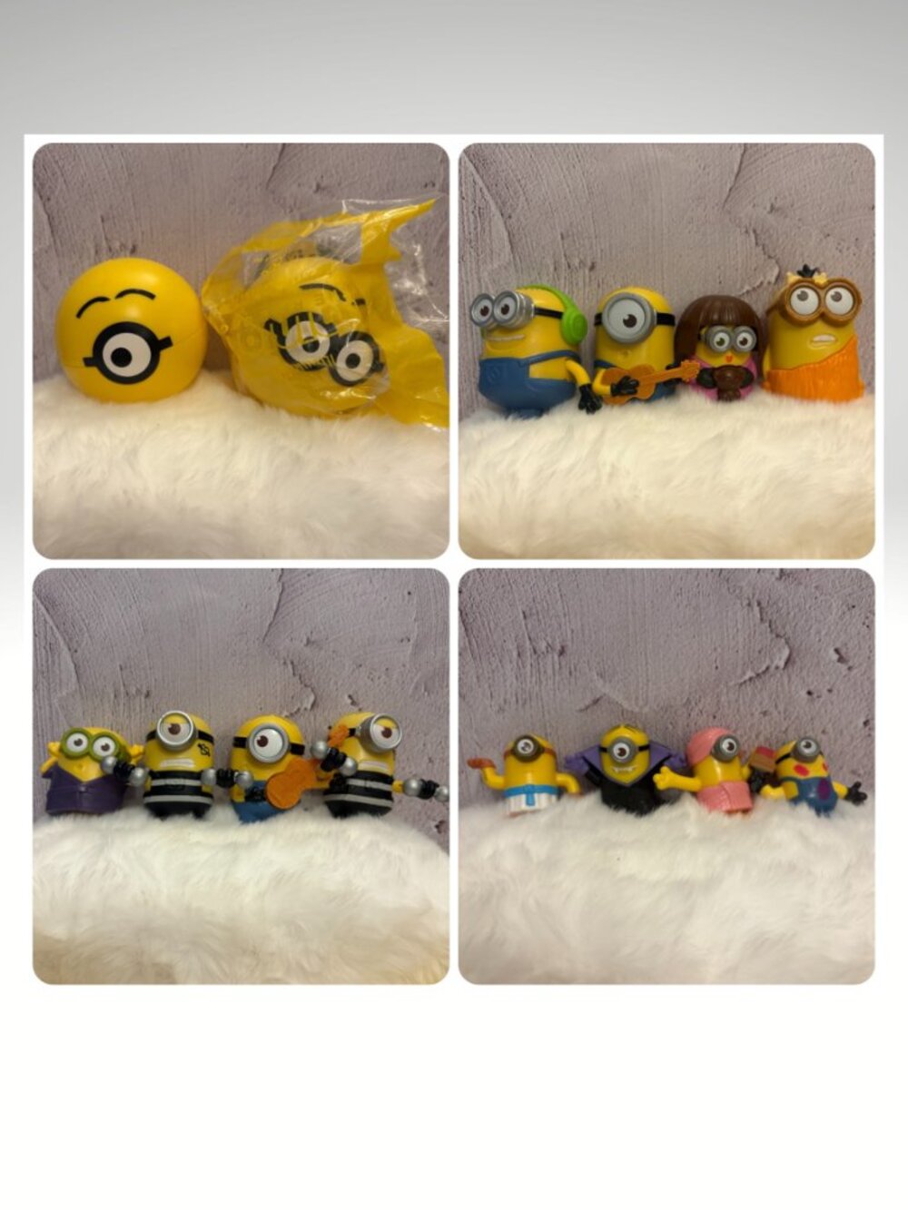 Minions Illuminations Despicable Me McDonalds Happy Meal Toy Lot (SKU: 189TO)